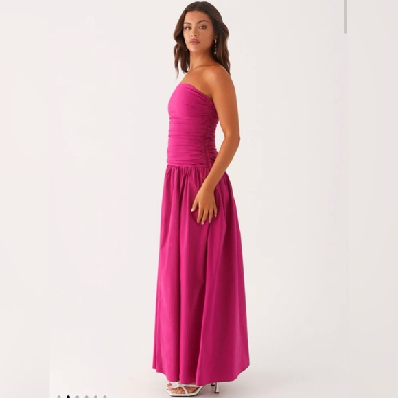 NWT Peppermayo Carmel Maxi Dress US size 4 Fuchsia Pink - Picture 2 of 6